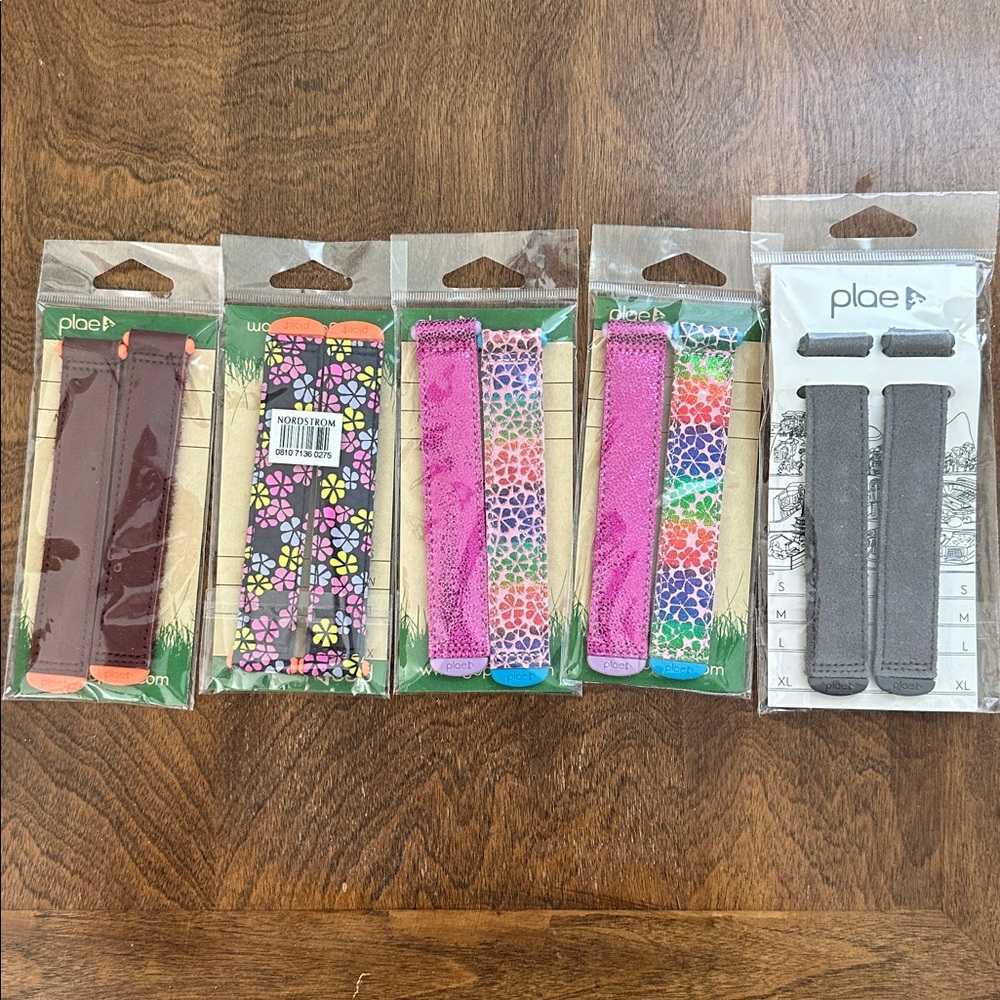PLAE Kids Shoe Strap Collection - Floral, Pink, Gray